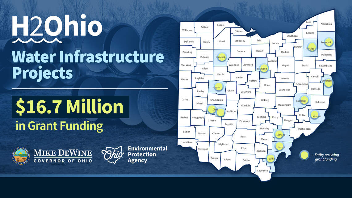 Ohio Governor Mike DeWine announce safe drinking water grant ...