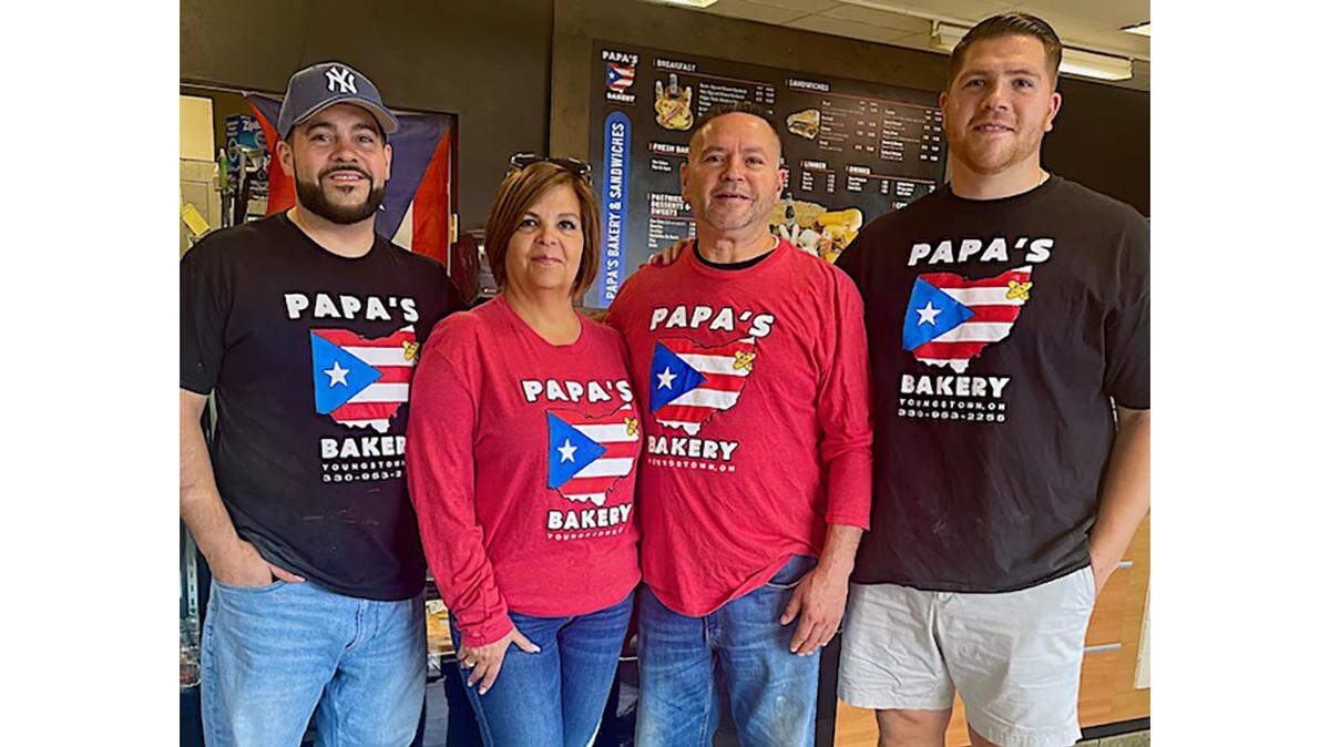 Papa’s Bakery and Sandwiches, led by owner Jeremy Morales, far right, specializes in fresh bread, sandwiches and baked goods and aims to appeal to both Puerto Ricans and non-Puerto Ricans alike in the Valley. Also pictured, from left, are Carmelo Morales Jr., Jeanette Morales and Carmelo Morales Sr.