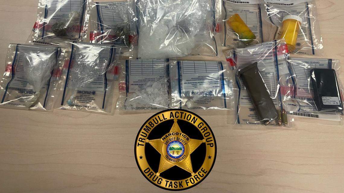 The Trumbull County Sheriff’s Office and Trumbull Action Group (TAG) Drug Task Force confiscated a large amount of illegal drugs from an apartment in Warren.