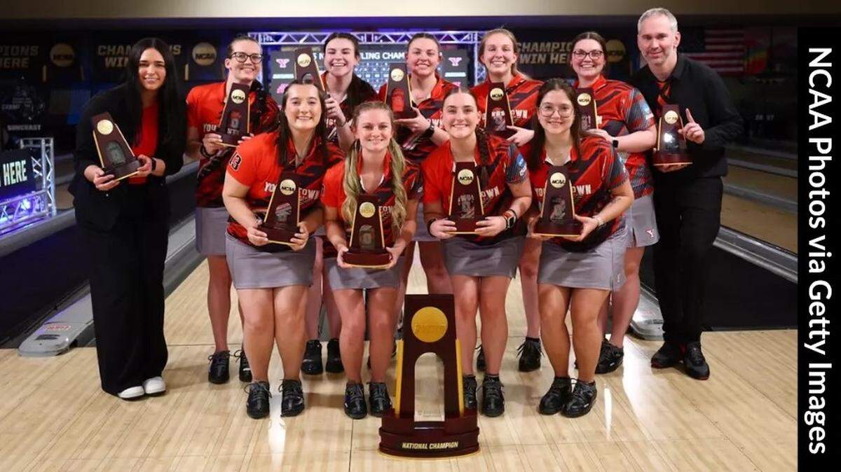 Youngstown State Bowling completes dream season with NCAA title.