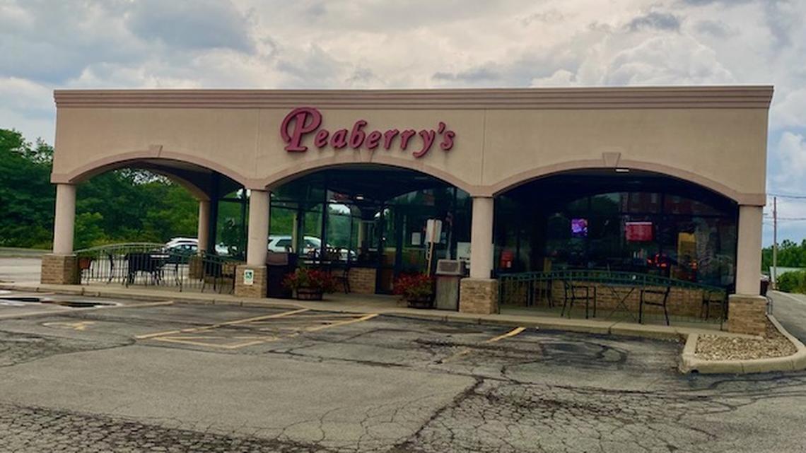 Peaberry's Cafe, 4350 Boardman-Canfield Road, Canfield closed early Monday after a conflict about the state-order that customers must wear masks. This exposed a flaw in the state mandate since businesses — not government —are forced to regulate mask-wearing.  (Jess Hardin/Mahoning Matters)