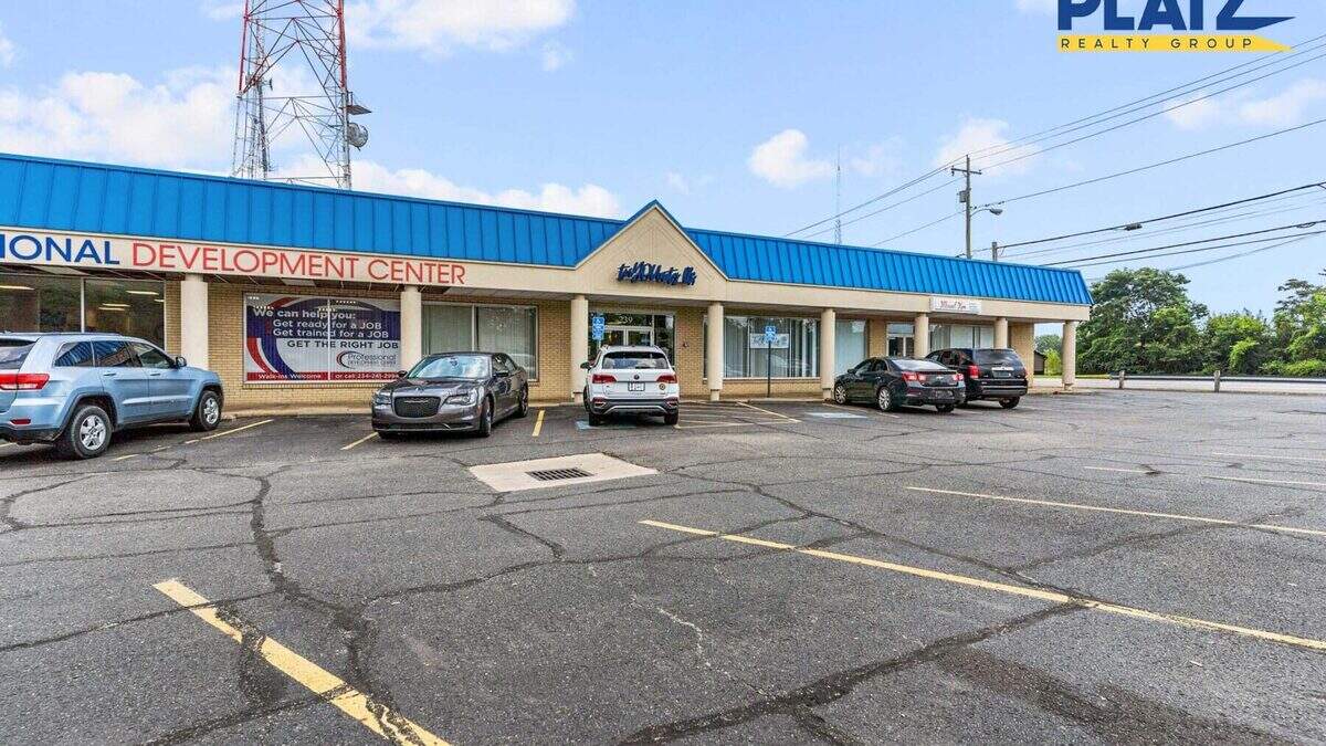 Recently reduced from its original asking price of $1.75 million, the retail plaza at 231 Main Ave. SW has a total of 16,000 square feet.