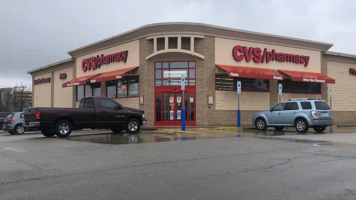 The CVS on Park Avenue at the edge of the Youngstown State University campus will close Jan. 10. (Jess Hardin)