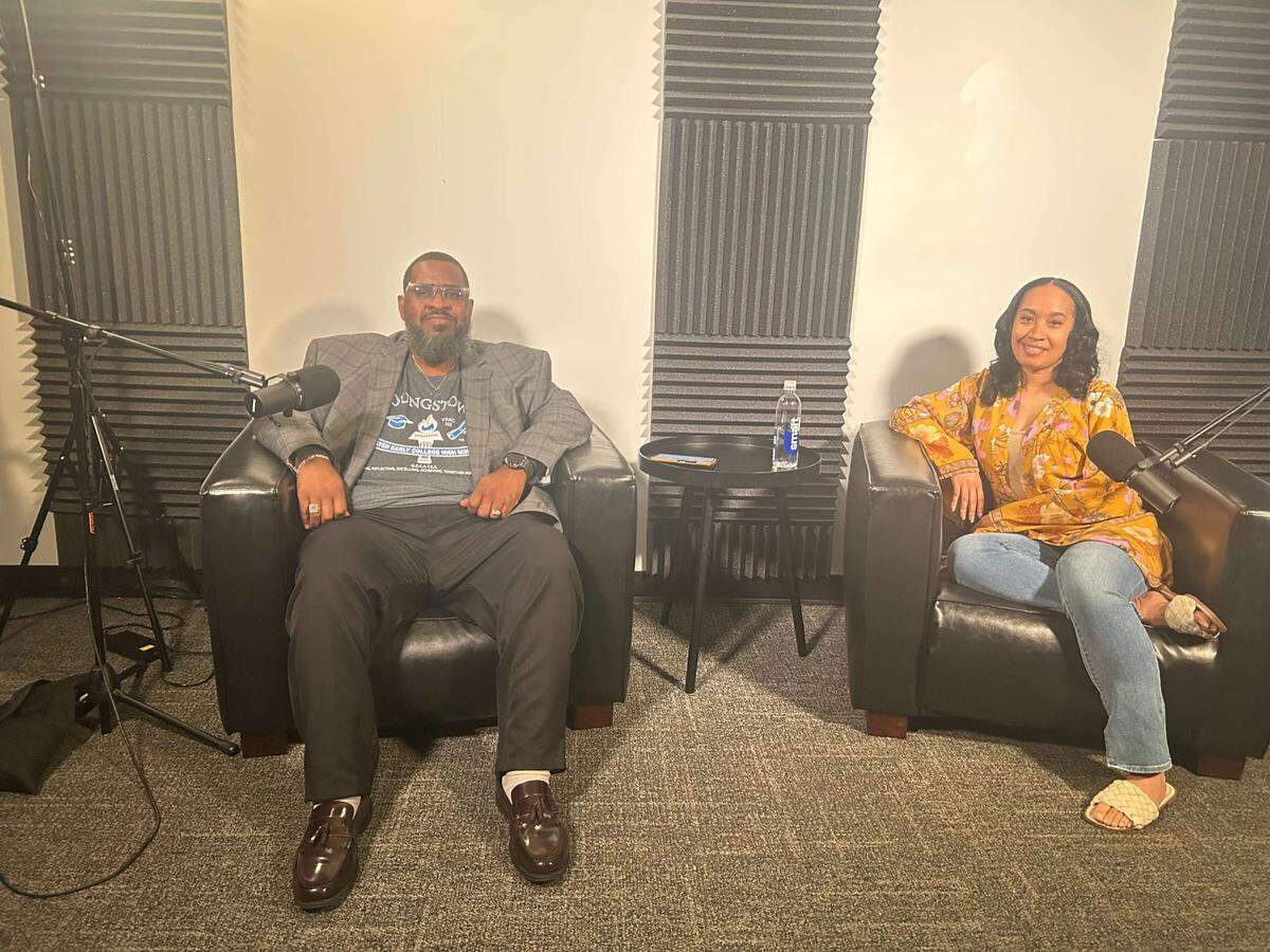 Superintendent Jeremy Batchelor with guest Kenyetta Whipple, registered nurse and supervisor of nursing at Youngstown City School District. Batchelor hosts The Belly-Left Leadership Podcast.