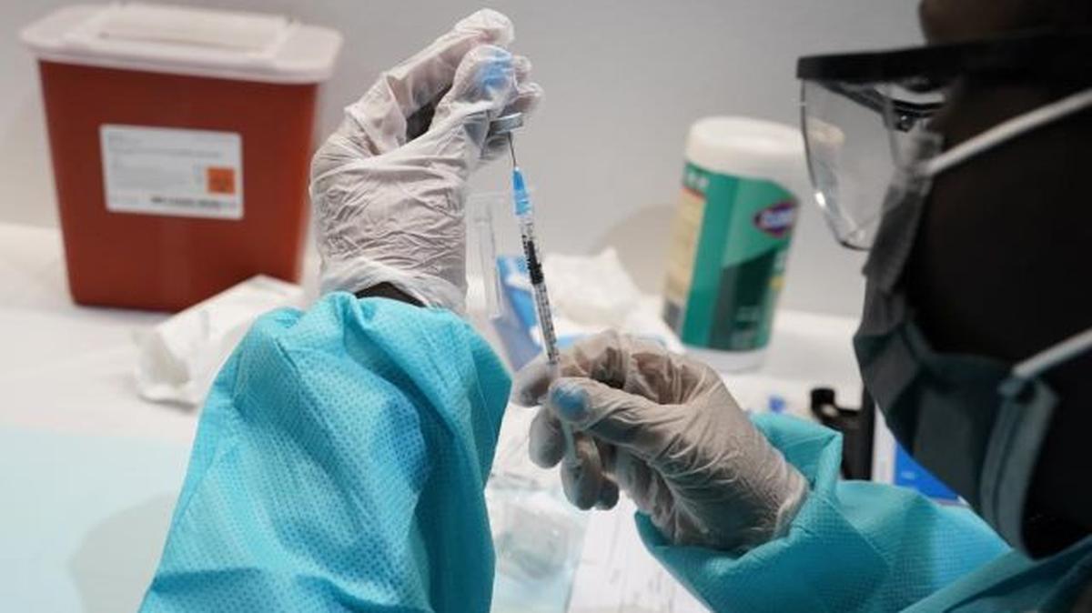 Emergency use authorization was granted for the Moderna and Pfizer-BioNTech vaccines to use as a single dose at least two months after receiving a primary or booster vaccination.  (Mary Altaffer | AP Photo, File)
