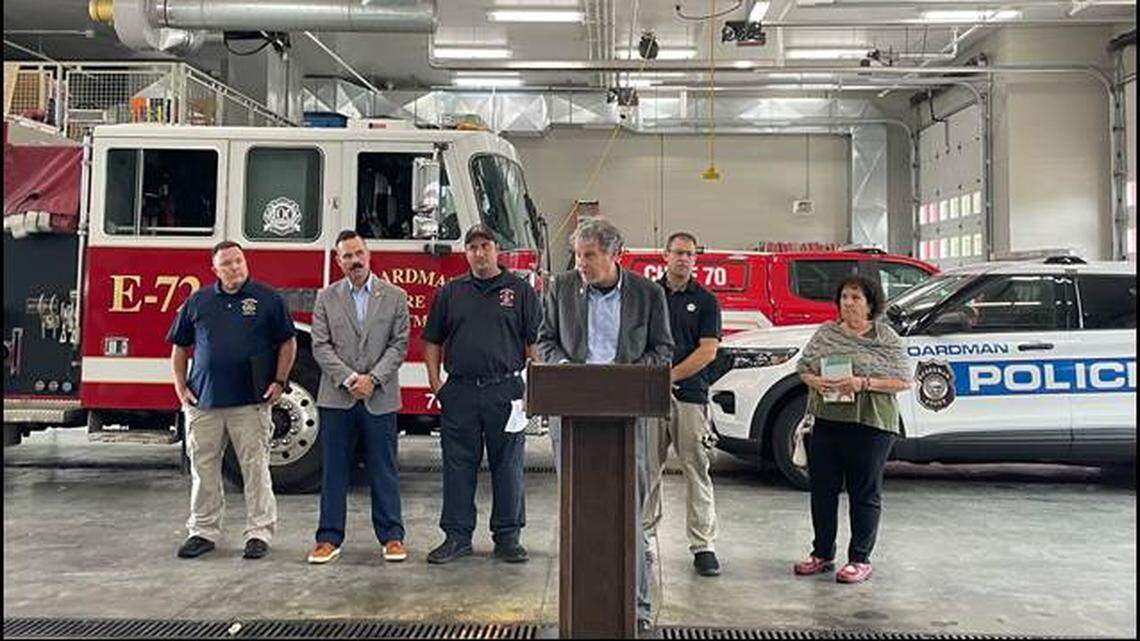 Sherrod Brown in Boardman