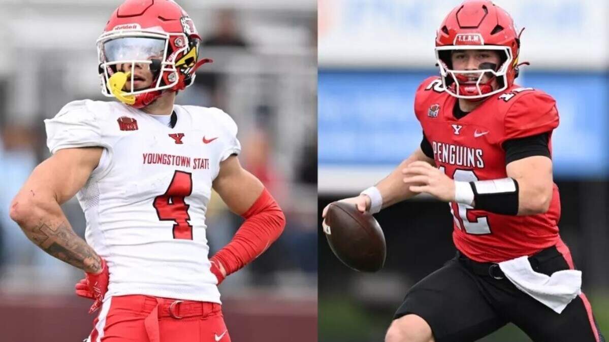 Youngstown State quarterback Beau Brungard and wide receiver Max Tomczak highlighted a group of eight Penguins who were named All-Missouri Valley Football Conference. 