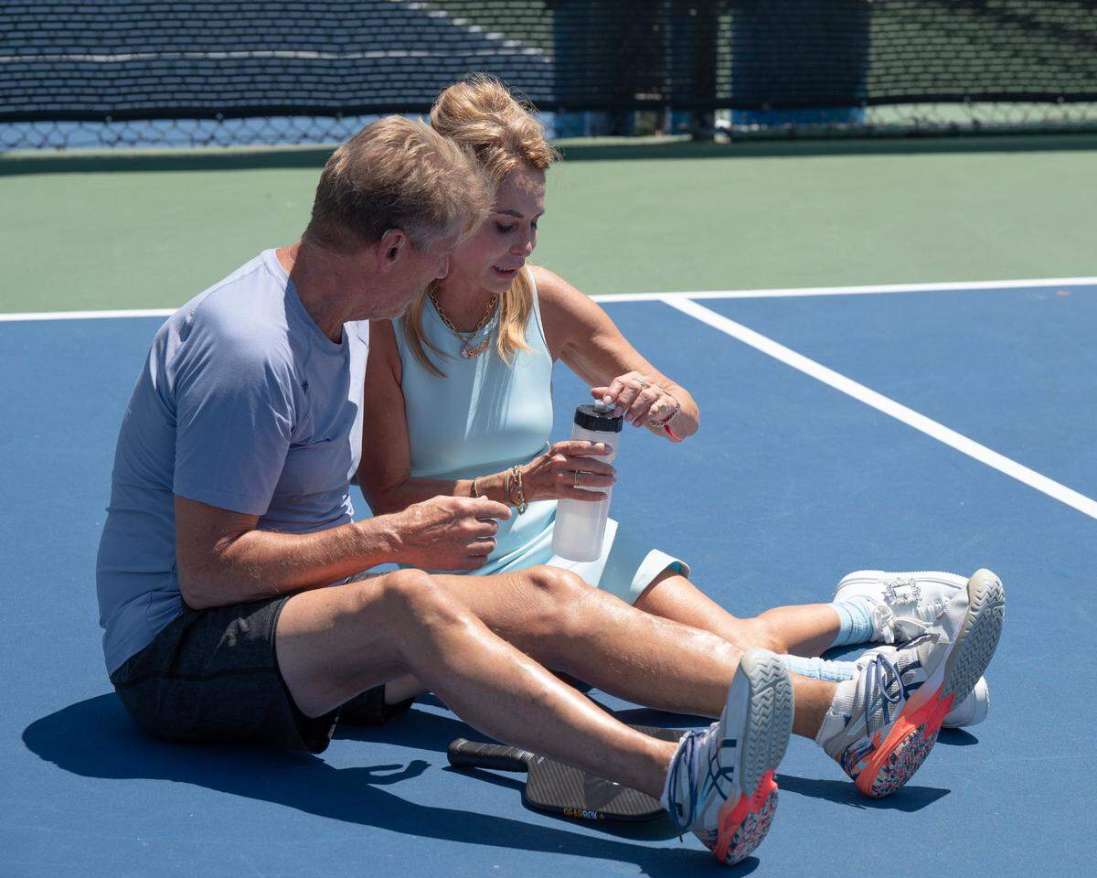 THE GOLDEN BACHELOR - “104” - Gerry Turner’s journey continues with an adventurous one-on-one and a group date that has the women flexing their pickleball skills. Plus, former Bachelorette Trista Sutter and upcoming Bachelor Joey Graziadei appear, making it an unforgettable week. THURSDAY, OCT. 19 (8:22-9:24 p.m. CDT/EDT ONLY; 8:00-9:02 p.m. PDT/MDT), on ABC. (ABC/John Fleenor) GERRY TURNER, APRIL