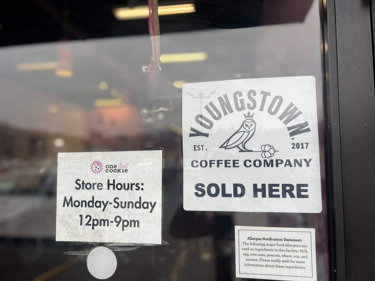 Heather Huff is the new owner of One Hot Cookie who’s excited to offer coffee to customers for the first time with the help of Youngstown Coffee Company.