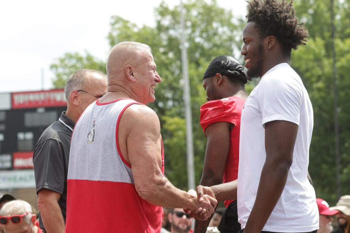 Youngstown State Meet the Team day at Stambaugh Stadium.