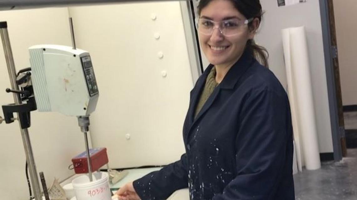 Youngstown State University senior Kalliope Zembillas of Campbell has been named STEM Intern of the Year. (Photo courtesy of YSU)