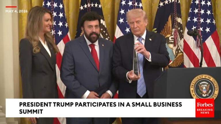 Mahoning Valley businessman honored at White House by President Trump