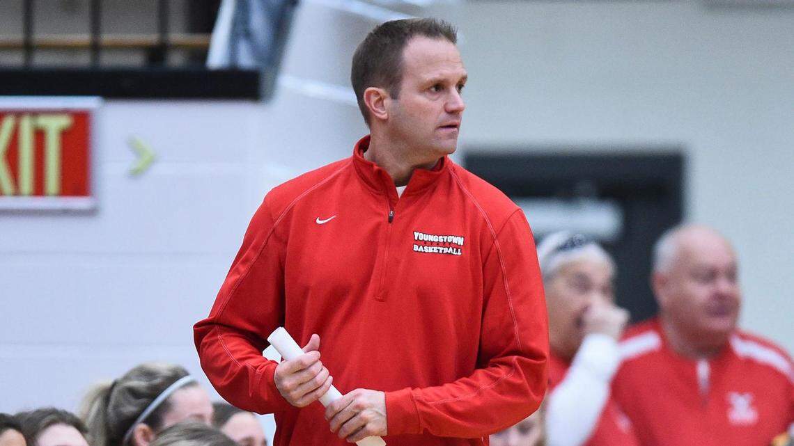 Head Coach John Barnes - YSU Women’s Basketball vs. Mount Vernon Nazarene (Dec. 21, 2022)