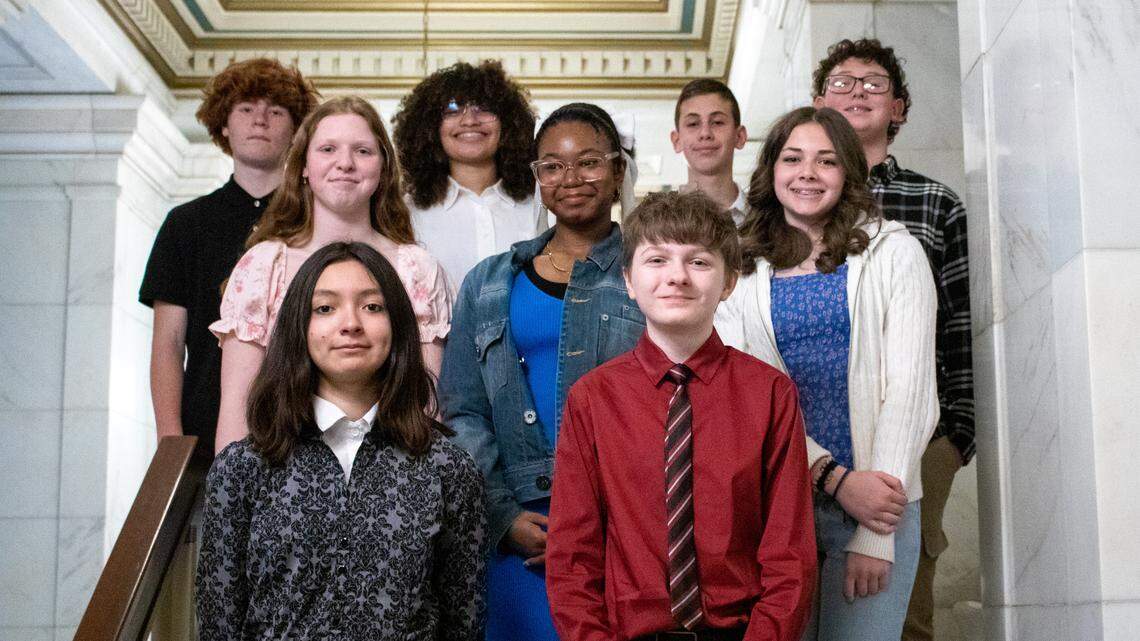 Youngstown area students were honored at the Community Yom Hashoah ceremony at the Mahoning County Courthouse for a Holocaust writing, art and multimedia contest.