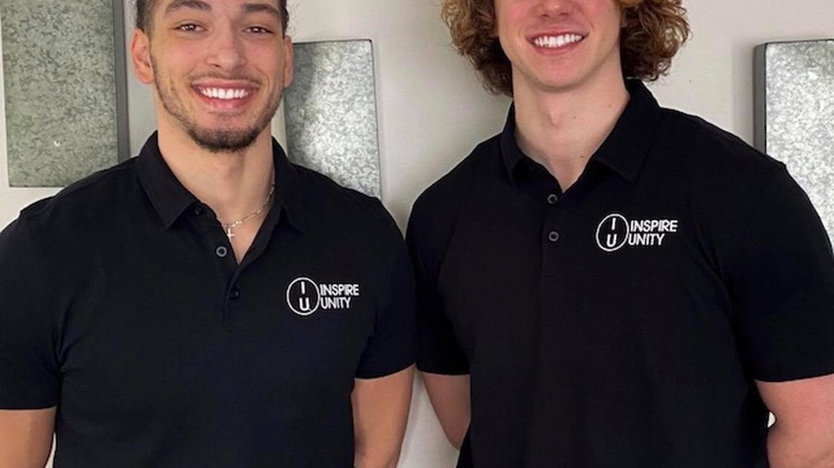 Jason Gibson, 20, and Noah Olejnik, 18, of Trumbull County teamed up in July to launch Inspire Unity, a crowdfunding website that focuses on one project and beneficiary at a time. (Photo provided)