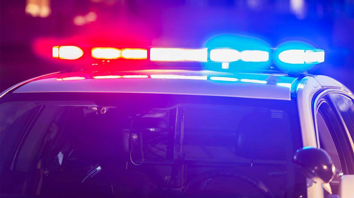 police car, lights