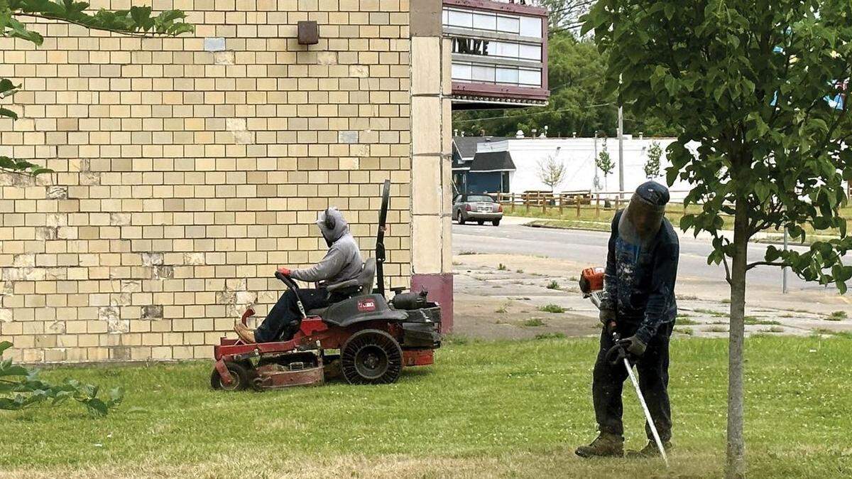 Join the grass cutting team