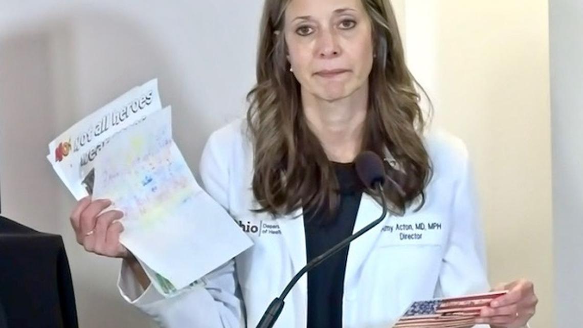 Ohio Department of Health Director Dr. Amy Acton during a state update on Tuesday, June 2, 2020.