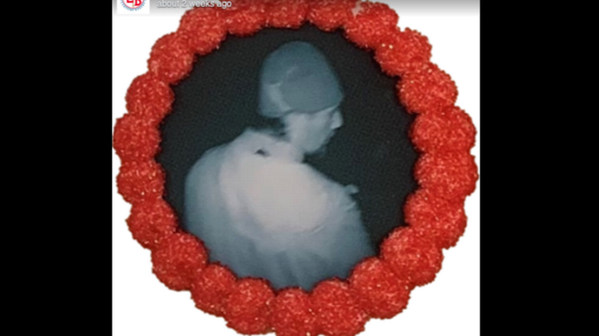 A burglary suspect was arrested after a Milwaukee bakery put his image on cookies, officials said. (Screengrab from Lakeside Bakery | Facebook)