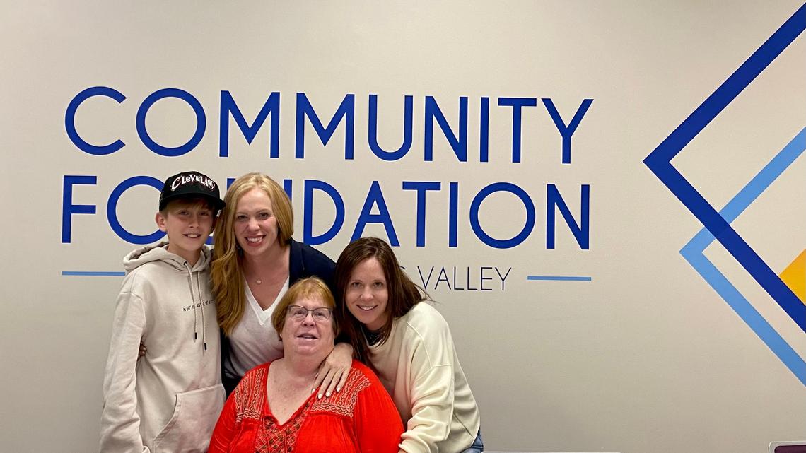 Pictured: Members of the Mayhew family, who chose the CFMV to create a donor-advised fund (supplied photo)