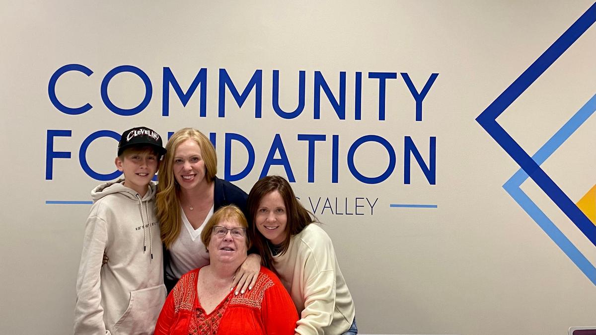 Pictured: Members of the Mayhew family, who chose the CFMV to create a donor-advised fund (supplied photo)