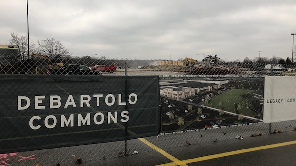 The DeBartolo Commons will be a green space in the place of the former Sears building. (Jess Hardin)