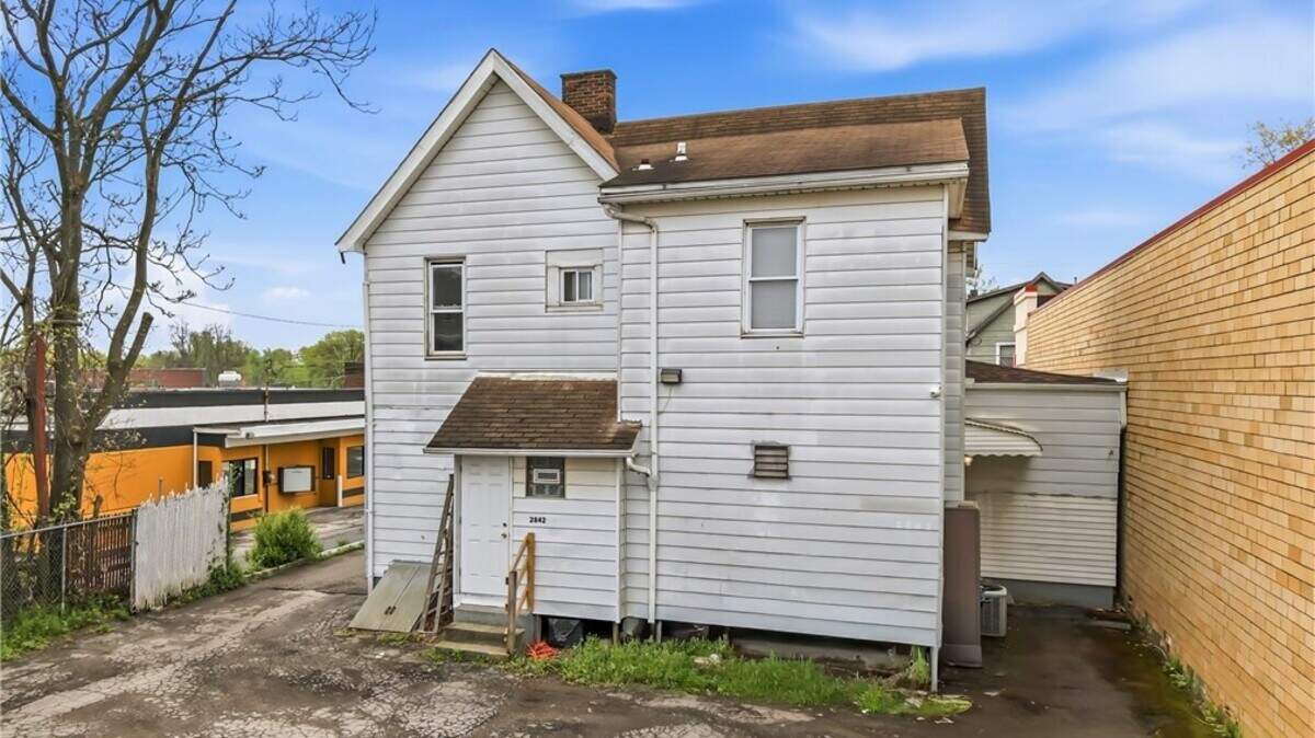 The two-story commercial/residential property’s been on the market since May and was reduced to $145,000.