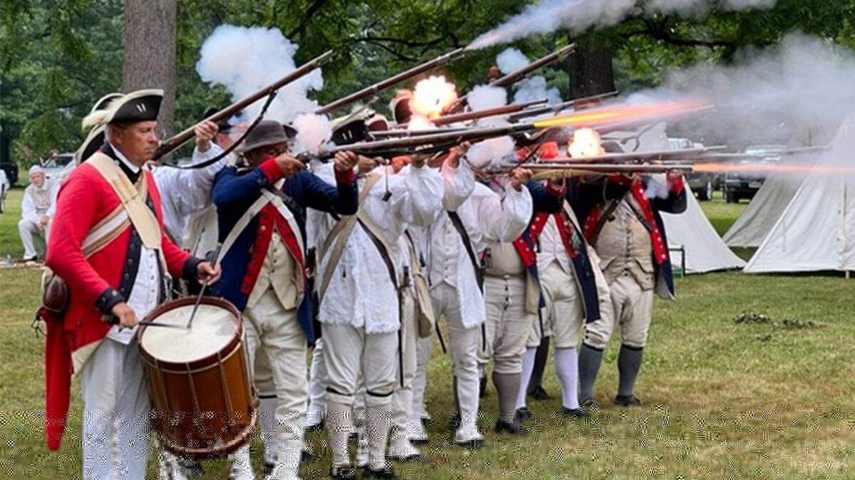 Fort Laurens celebrating 50 years of Revolution on the Tuscarawas event.