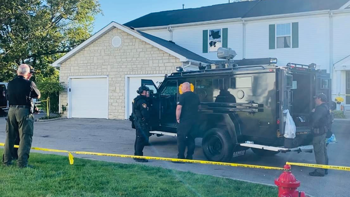 Police in Columbus are investigating after body parts were found during a raid on a drug house. SWAT deputies with the Franklin County Sheriff’s Office, pictured, carried out that raid. (Franklin County Sheriff’s Office)