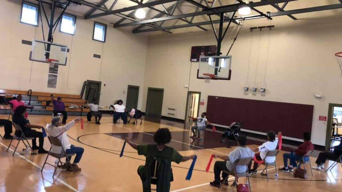 The city of Youngstown’s park and recreation department hosts fitness classes and dodgeball tournaments at the Eugenia Atkinson Recreation Center.