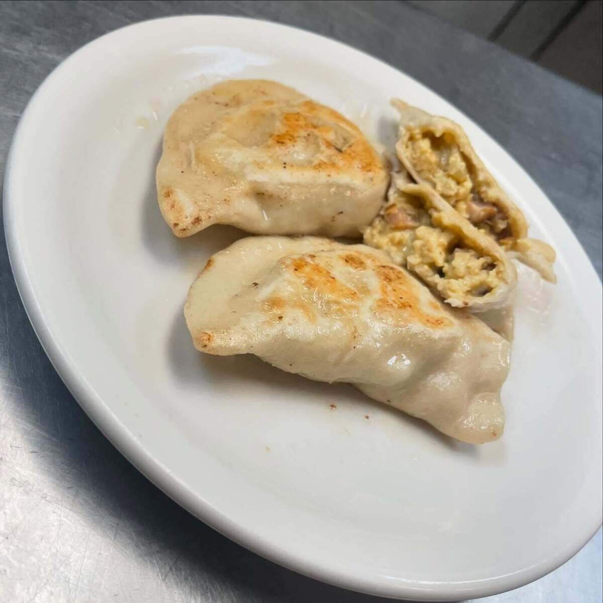 Breakfast pierogies from Babcia’s Lunchbox.