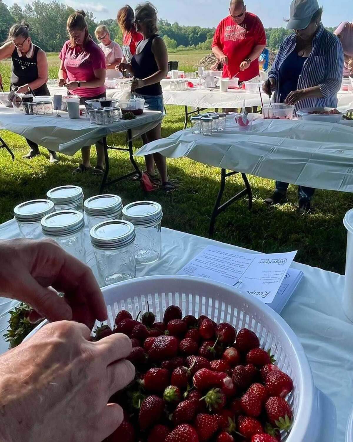 The Strawberry Jam Session ran from June 11-13 and allowed guests to create six 8-ounce jars after learning about the jam-making process.