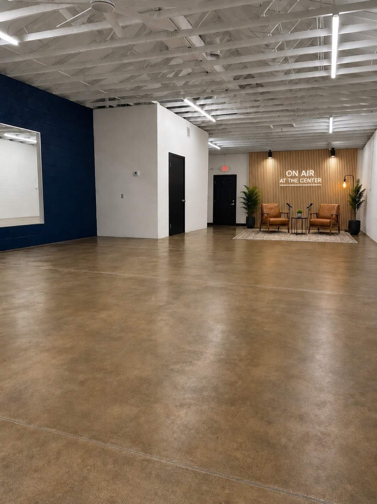 The Center is a 1,920-square-foot space meant for anyone and anything — even podcasts.