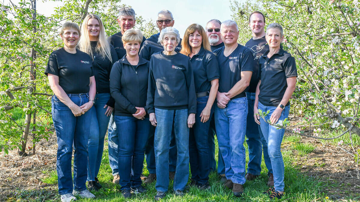 The second, third and fourth generations of Hulls oversee White House Fruit Farm, which spans over 75 acres of fruit and vegetable production today.
